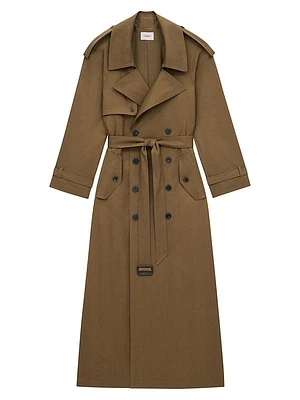 Trench Coat in Cotton Twill