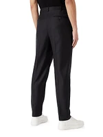 Pleated Wool-Cashmere Trousers