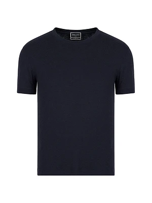 Cashmere Jersey Short-Sleeve T-Shirt