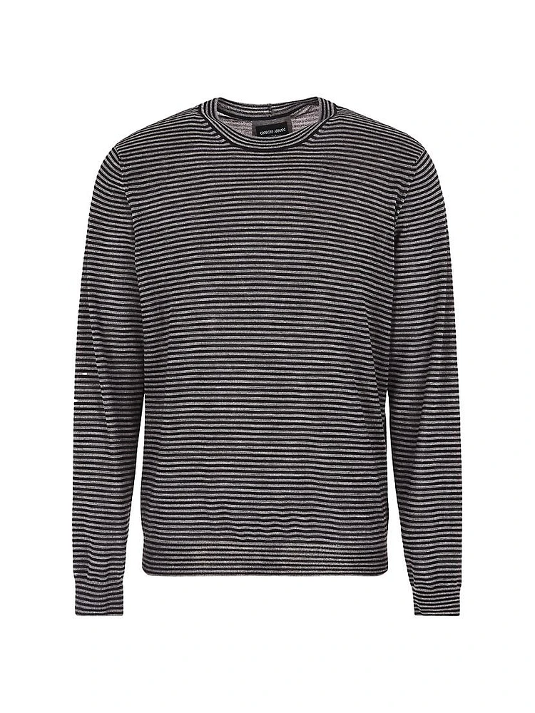 Striped Crewneck Cashmere Jumper