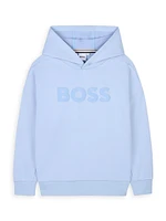 Little Boy's & Logo Fleece Hoodie