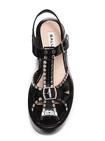 Pasely 85MM Studded Block Heels