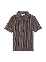 Little Boy's & Baines Zip-Up Polo Shirt