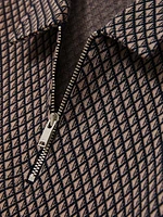 Little Boy's & Baines Zip-Up Polo Shirt
