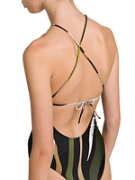 Printed One-Piece Swimsuit