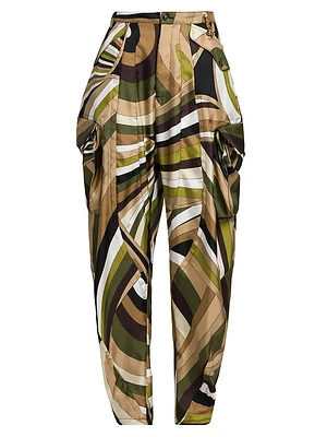 Silk Cigarette Trousers