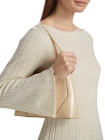 Cashmere Flared Long-Sleeve Top