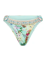 Just Coasting Ruched Bikini Bottom