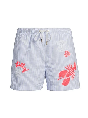Croix Cotton Drawstring Shorts