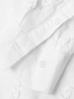 Imma Embroidered Cotton Button-Front Shirt