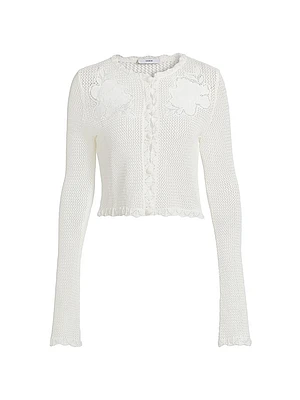Crochet Cotton Cardigan