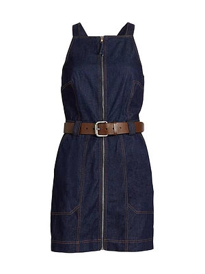 Andri Belted Utility Minidress