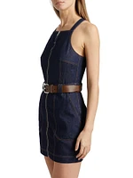 Andri Belted Utility Minidress