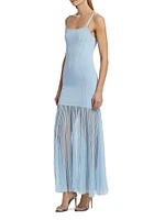 Lyra Drop-Waist Midi-Dress