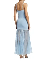 Lyra Drop-Waist Midi-Dress