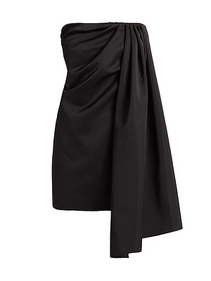 Isla Heavy Satin Drape Minidress