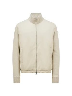 Down-Filled Cardigan Wool & Cashmere
