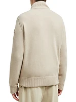Down-Filled Cardigan Wool & Cashmere
