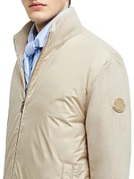 Down-Filled Cardigan Wool & Cashmere