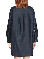 Katella Denim Mini Shirtdress