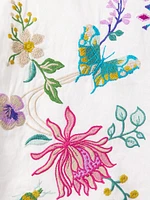 Maureen Embroidered Linen Blouse