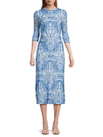 Wynifred Mesh Midi-Dress