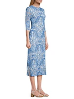 Wynifred Mesh Midi-Dress