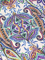 The Janie Favorite Paisley Stretch Jersey Midi-Dress