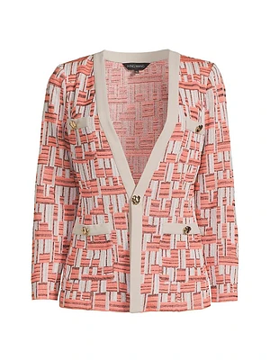 Stretch Deco Crepe Jacket