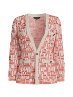 Stretch Deco Crepe Jacket