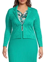 Waist-Length Knit Jacket