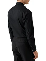 Slim-Fit Textured Dress Shirt