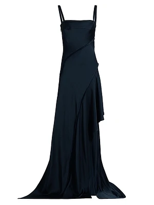 Crêpe-Backed Satin Bias Slip Gown