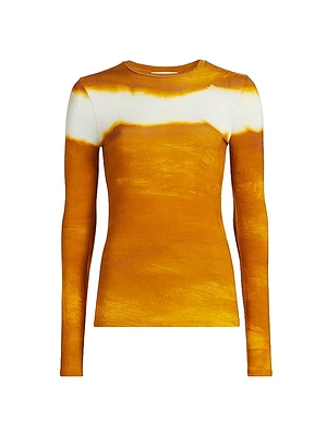 Painted Stripe Jersey Top