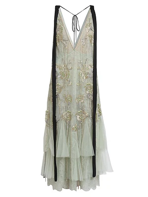 Embellished Slip Cocktail Dress