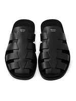 Leather Fisherman Mules