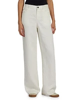 Eglitta Linen Straight Jeans