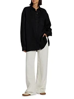 Eglitta Linen Straight Jeans