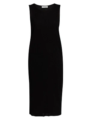 Jovienne Linen-Blend Sheath Dress