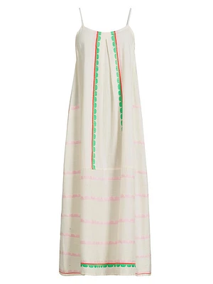 Nia Striped Midi Dress