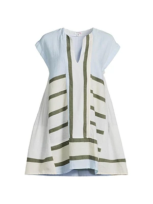 Elina Caftan Minidress