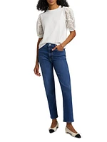 Le Sleek High-Rise Straight Jeans