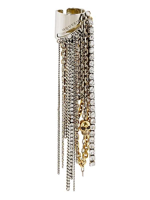 Banshee Two-Tone & Crystal Chain Ring