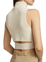 Knit Zip-Up Vest