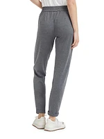 Cotton and Silk Interlock Trousers