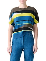 Colorblock Wool Sweater