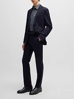 Slim-Fit Shirt Printed Performance Stretch Jersey