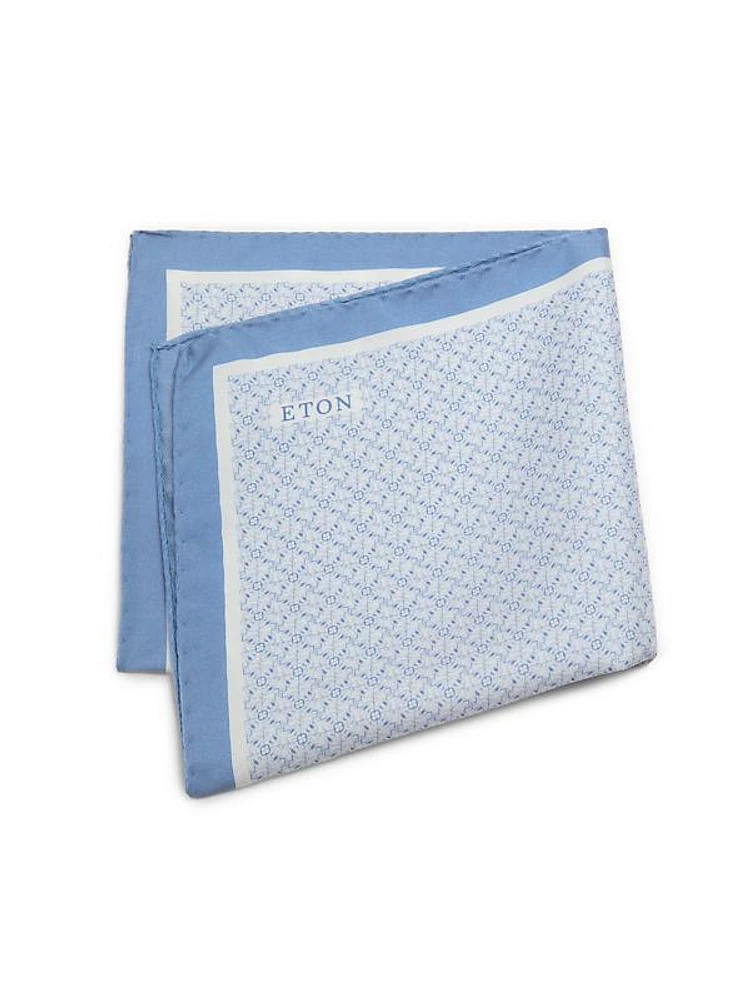 Geometric Silk Pocket Square