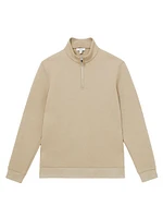 Ashby Rib-Knit Half-Zip Sweater