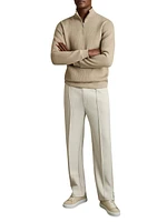 Ashby Rib-Knit Half-Zip Sweater
